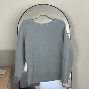 Vince cashmere sweater baby blue